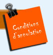 Conditions d’annulation