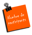 Nombre de participants